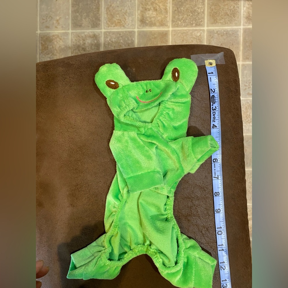 Green Frog Pet Costume